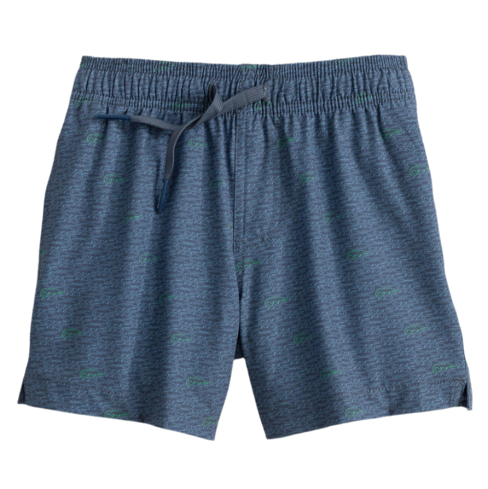 Southern Tide Make It Strappy Swim Trunk- Light Indigo