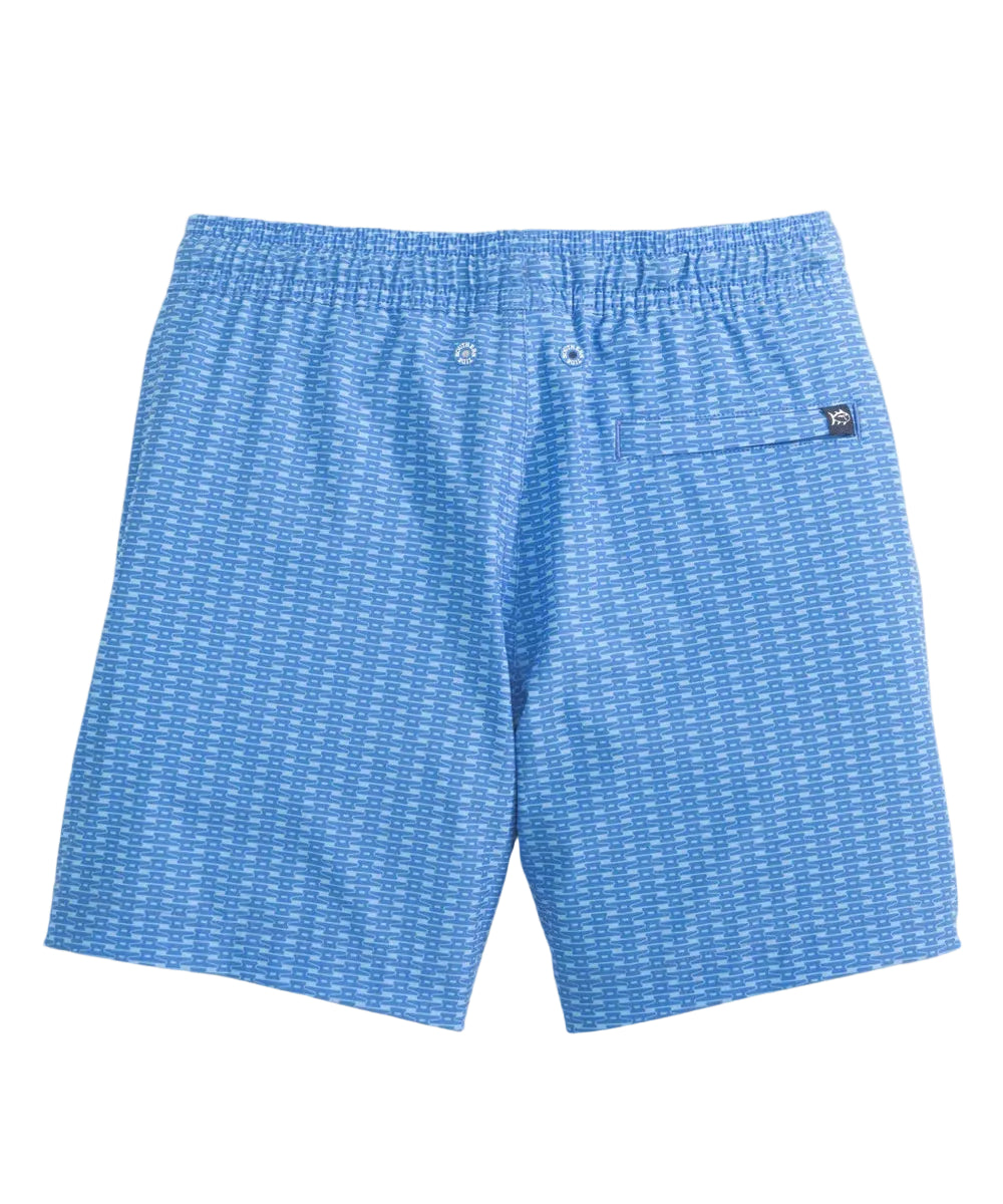 Pop Lock & Dock It Swim Trunks - Blue Stream