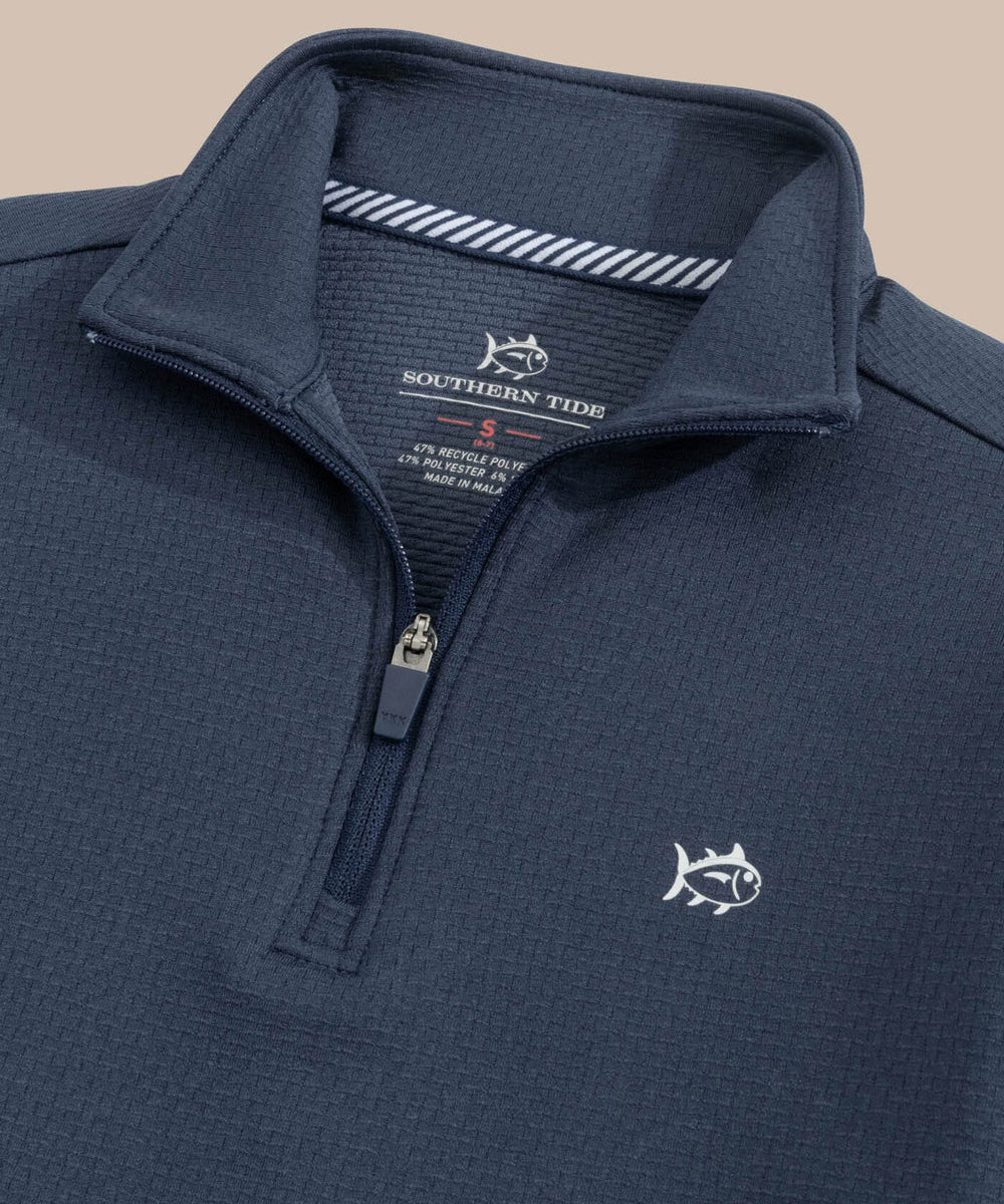 Schooner Quarter Zip - Dress Blue