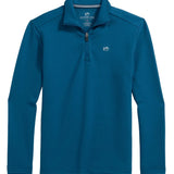 Southern Tide Schooner Quarter Zip - Nautical Blue