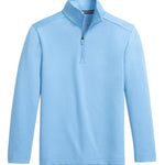 Southern Tide Boys SChooner Quarter Zip Ocean Channel Blue