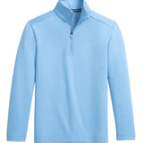 Southern Tide Boys SChooner Quarter Zip Ocean Channel Blue