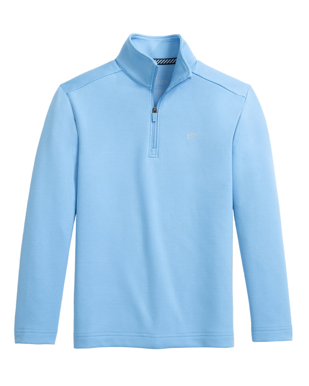 Southern Tide Boys SChooner Quarter Zip Ocean Channel Blue