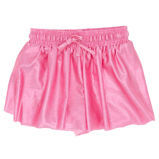 Butterfly Shimmer Pink Flowy Shorts