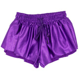 Butterfly Shimmer Purple Flowy Shorts