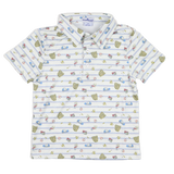 BlueQuail 7th Inning Stretch Polo Short Sleeve Shirt