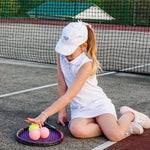 Bits and Bows Tennis Bow Baseball Hat