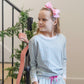 Stella Girls' Sweatshirt Short Set - Holly Holiday