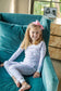 Lila and Hayes Ava Girls' Pajama Pant Set - Seashells on the Seashore