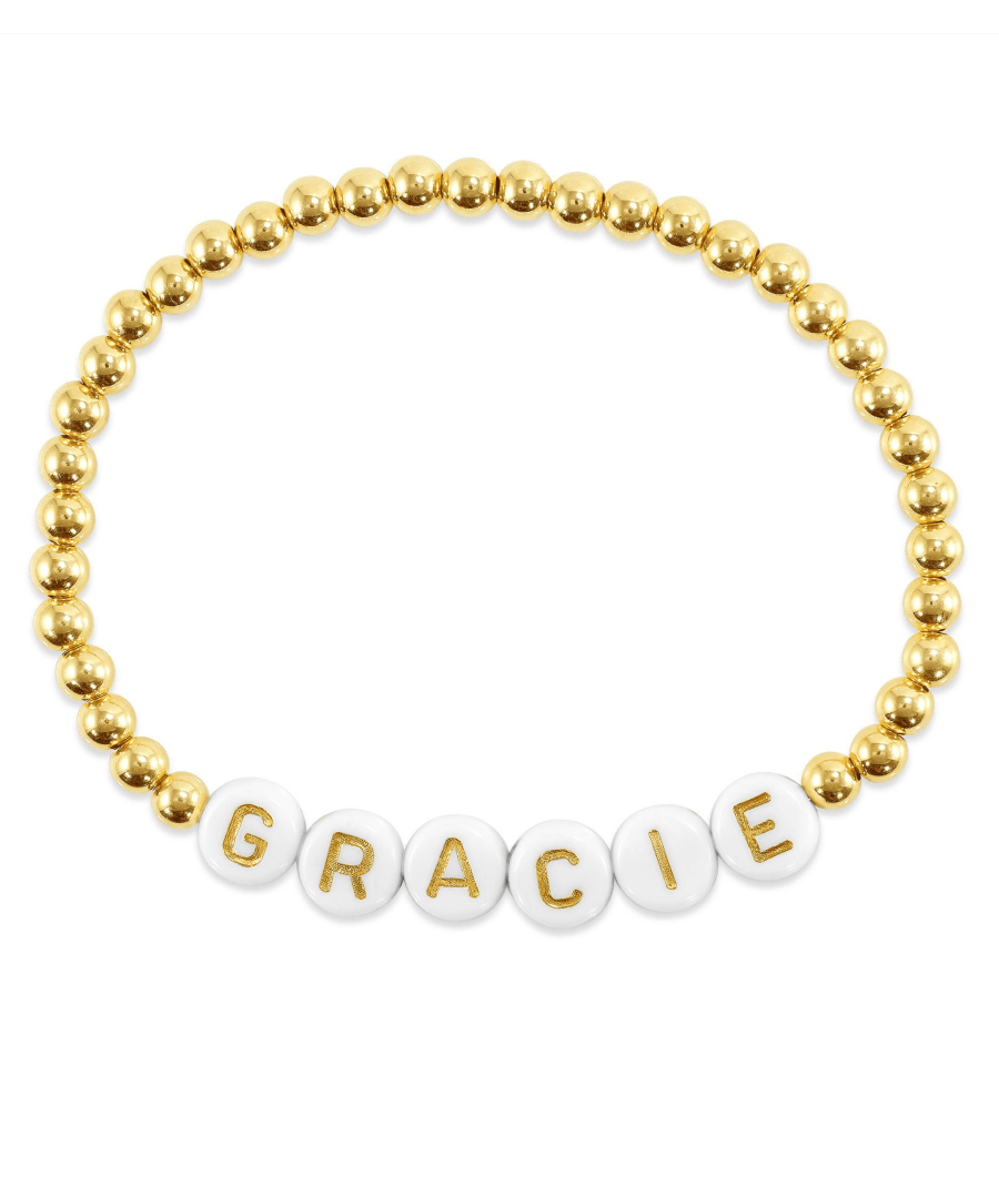 Women's Custom Name Everyday Stretch Bracelet