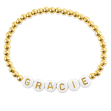Women's Custom Name Everyday Stretch Bracelet