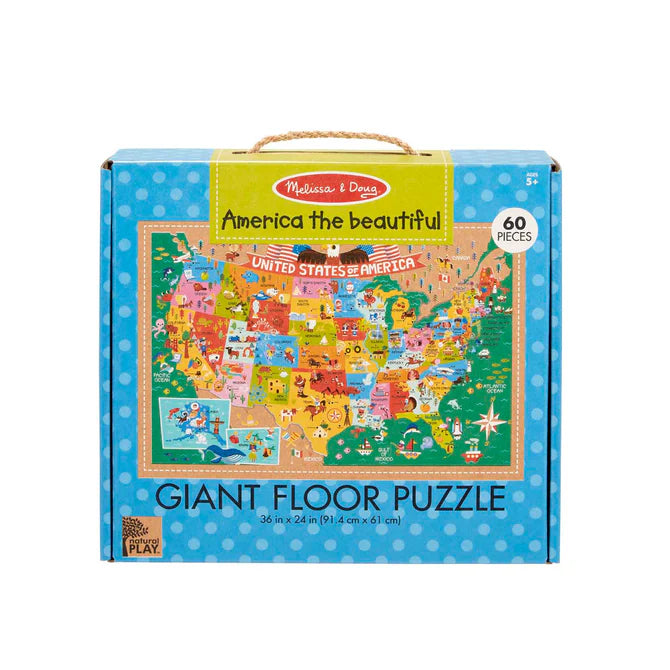 Melissa & Doug Floor Puzzle- America The Beautiful