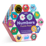 eeboo Numbers Hexagon Puzzle Pairs