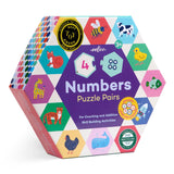 eeboo Numbers Hexagon Puzzle Pairs