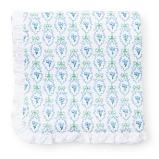 Lila and Hayes Ruffled Girls' Blanket - Hampton Blooms