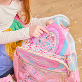 Packed Party Quilted Hearts Confetti Pencil Pouch
