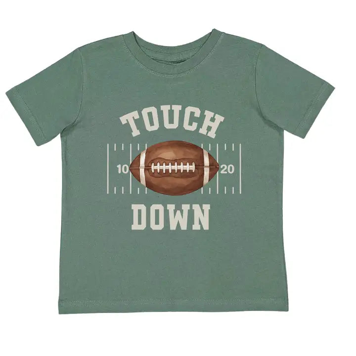 Sweet Wink Touch Down Short Sleeve T-Shirt - Hunter Green