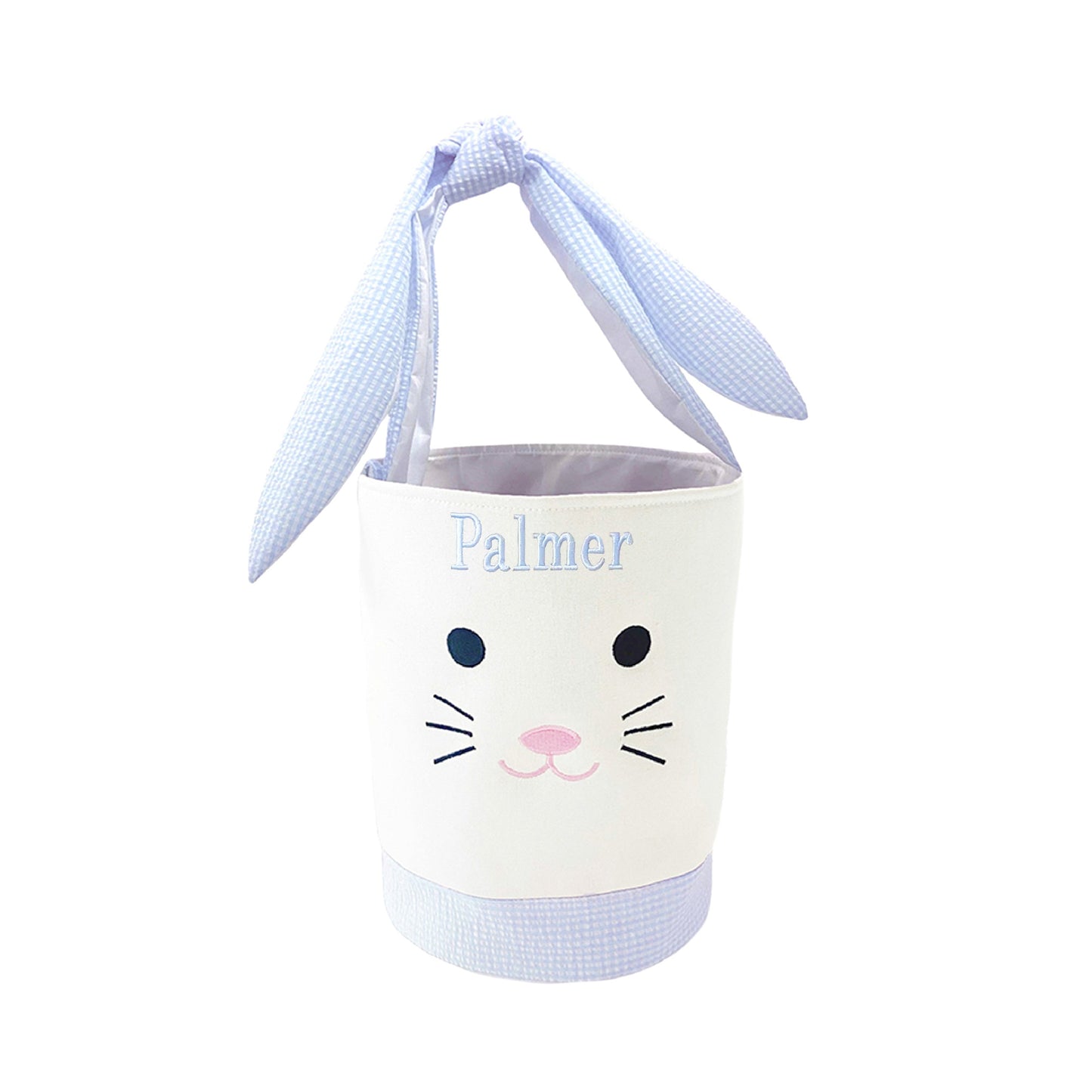 Bits & Bows Easter Bunny Basket - Blue