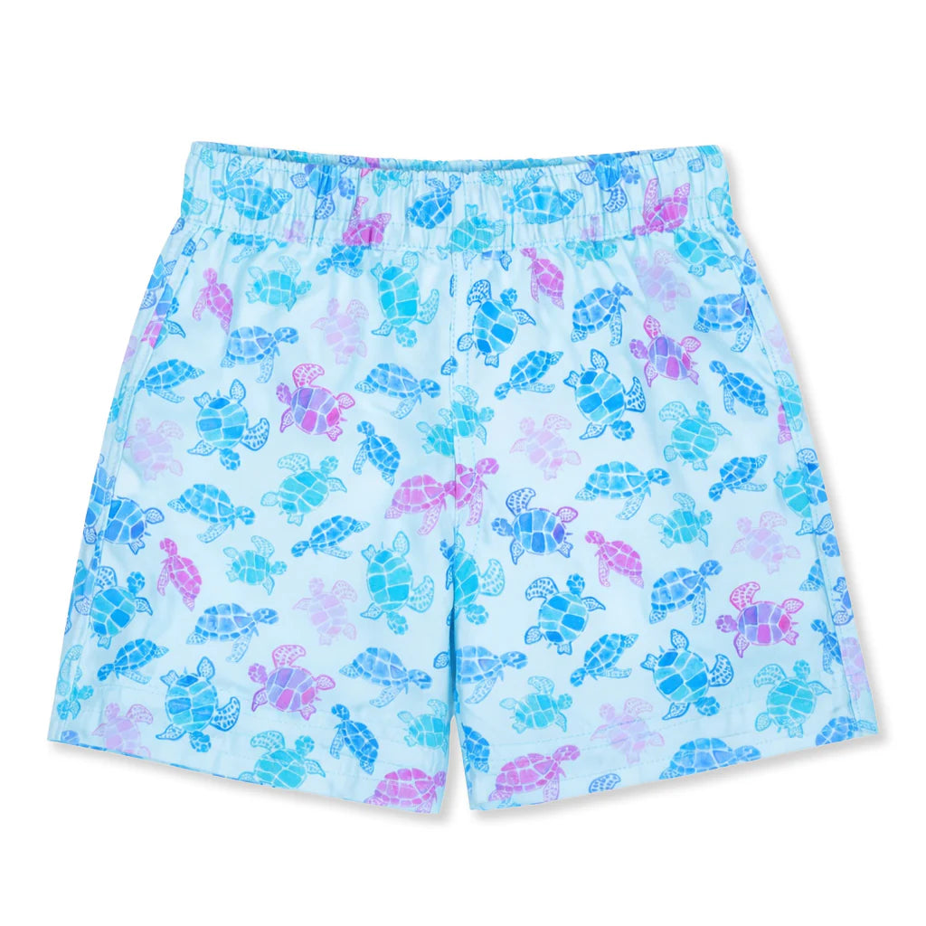 Florence Eiseman Turtle Print Swim Trunk