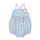 Floral Bubble Swimsuit With Flower