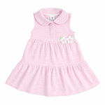 Florence Eiseman Stripe Terry Dress With Flowers