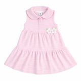 Florence Eiseman Stripe Terry Dress With Flowers