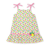 Florence Eiseman Printed Seersucker Dress With Fruit