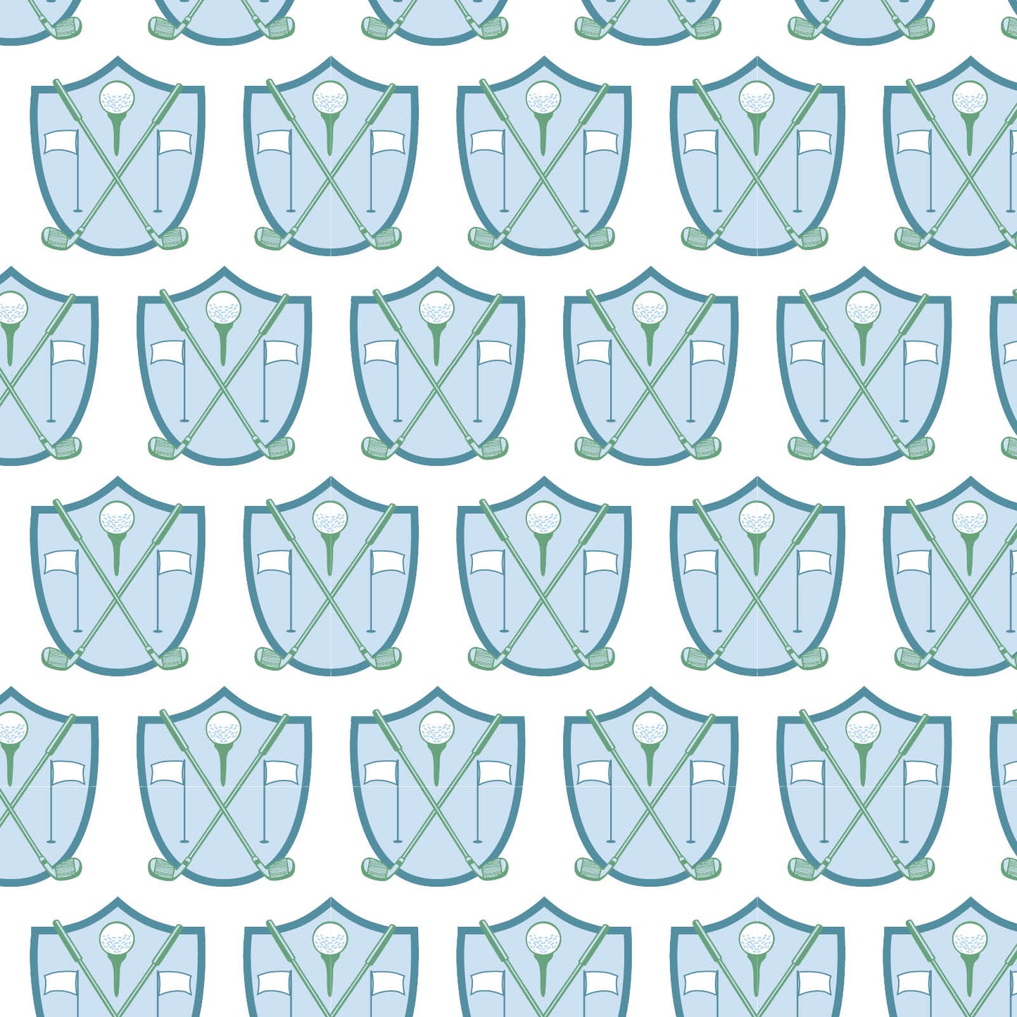 Walker Boys' Short Set - Golf Crest Blue