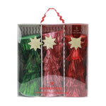 Packed Party Colorful Tinsel Christmas Tree Crackers