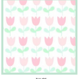 Apple of My Isla The Nap Mat- Tulips