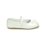 Alia Ballerina Flat- White