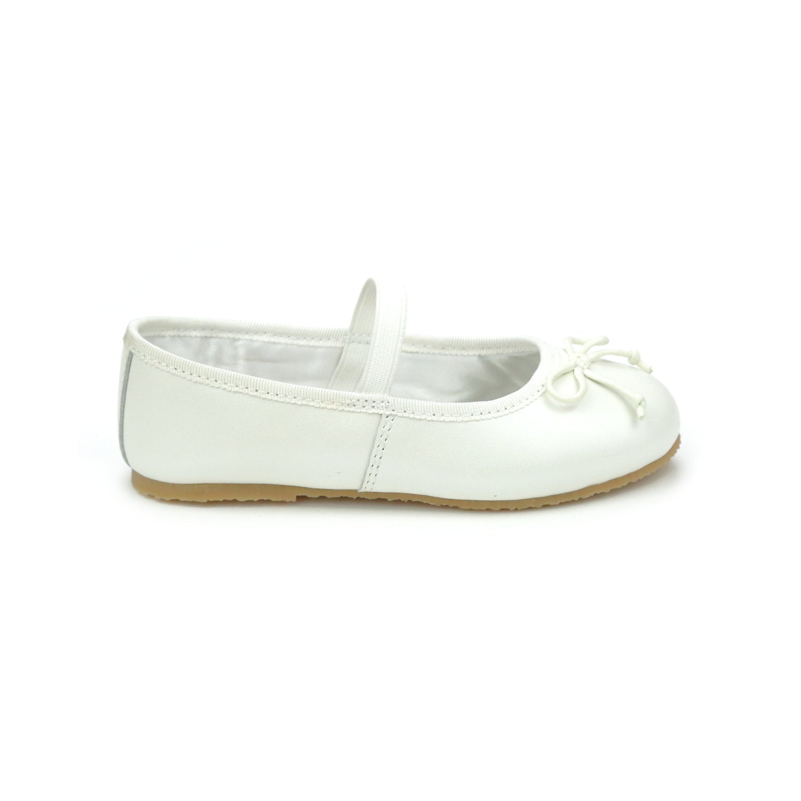 Alia Ballerina Flat- White