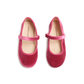 Children Chic Classic Velvet Mary Janes in Pink