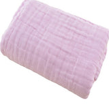 Muslin 6 Layer Swaddle Blanket- Pink