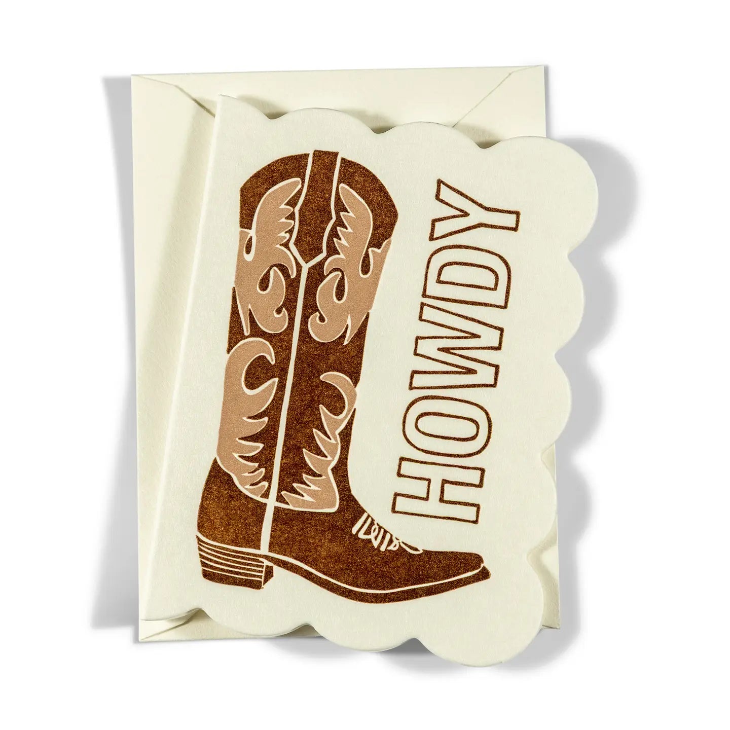 Mini Boot Howdy Greeting Card