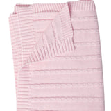 Nellapima Cable Knit Blanket - Pink