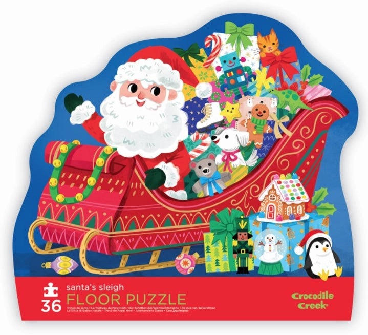 36-Piece Holiday Puzzle - Santa's Sleigh