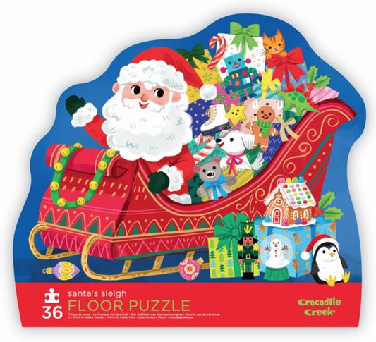 36-Piece Holiday Puzzle - Santa's Sleigh