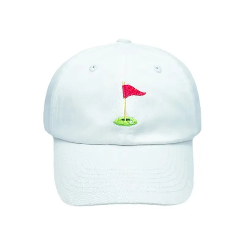 Bits and Bows Golf Flag Baseball Hat