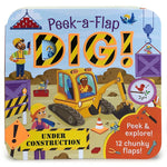 Cottage Door Press Dig! Construction Lift-A-Flap Board Book