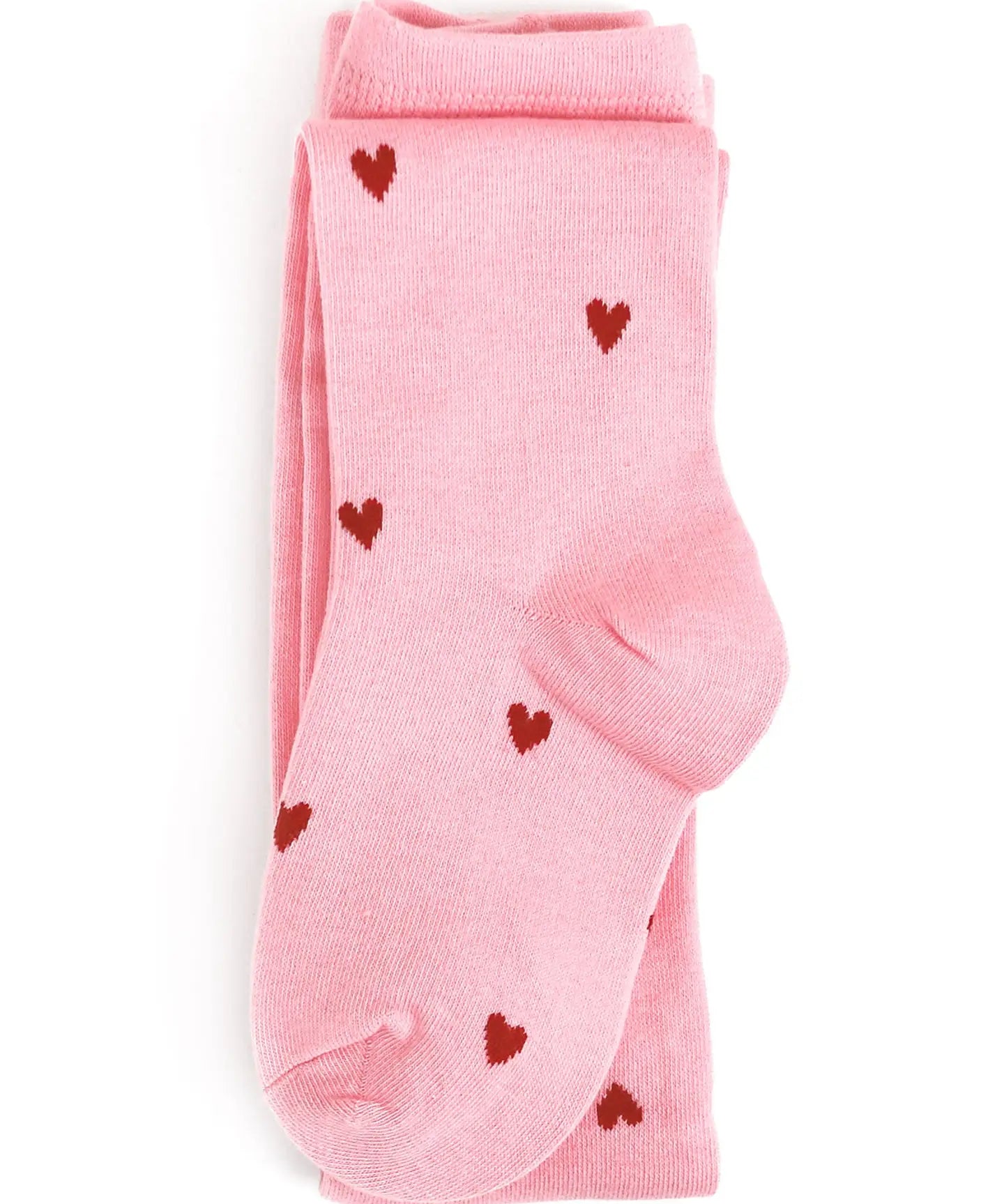 Little Stocking Co. Falling Heart Knit Tights