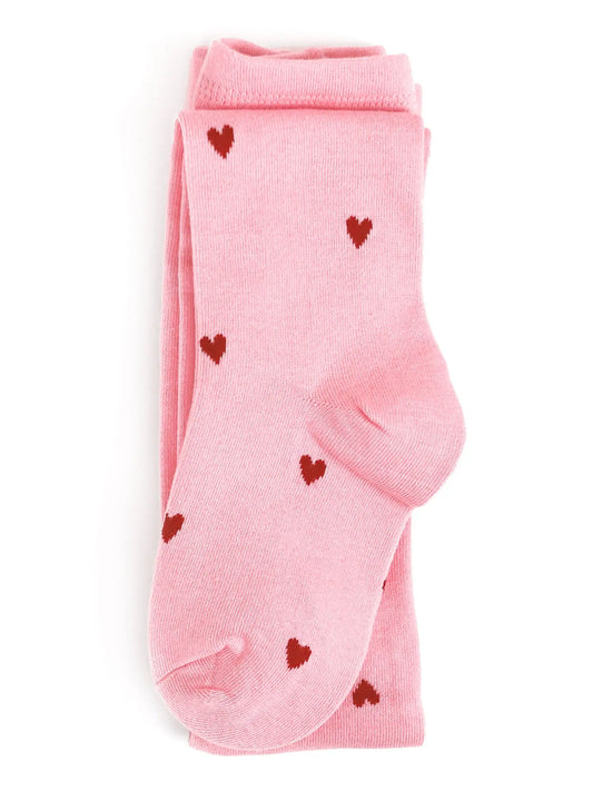 Little Stocking Co. Falling Heart Knit Tights