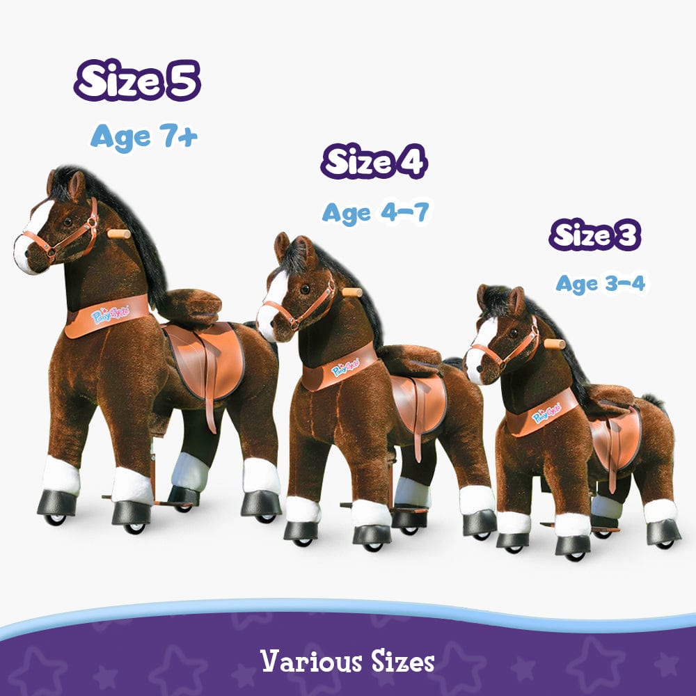 Model U® Riding Horse Toy Age 4-7 Chocolate