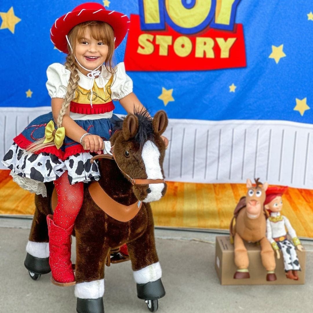 Model U® Ride On Horse Toy Age 3-4 Chocolate