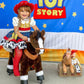 Model U® Ride On Horse Toy Age 3-4 Chocolate