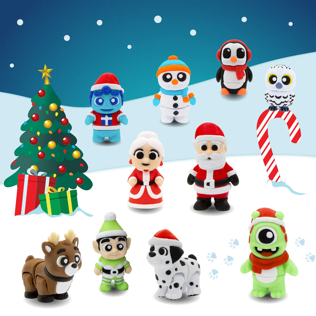 Wigglitz Large Christmas Tube