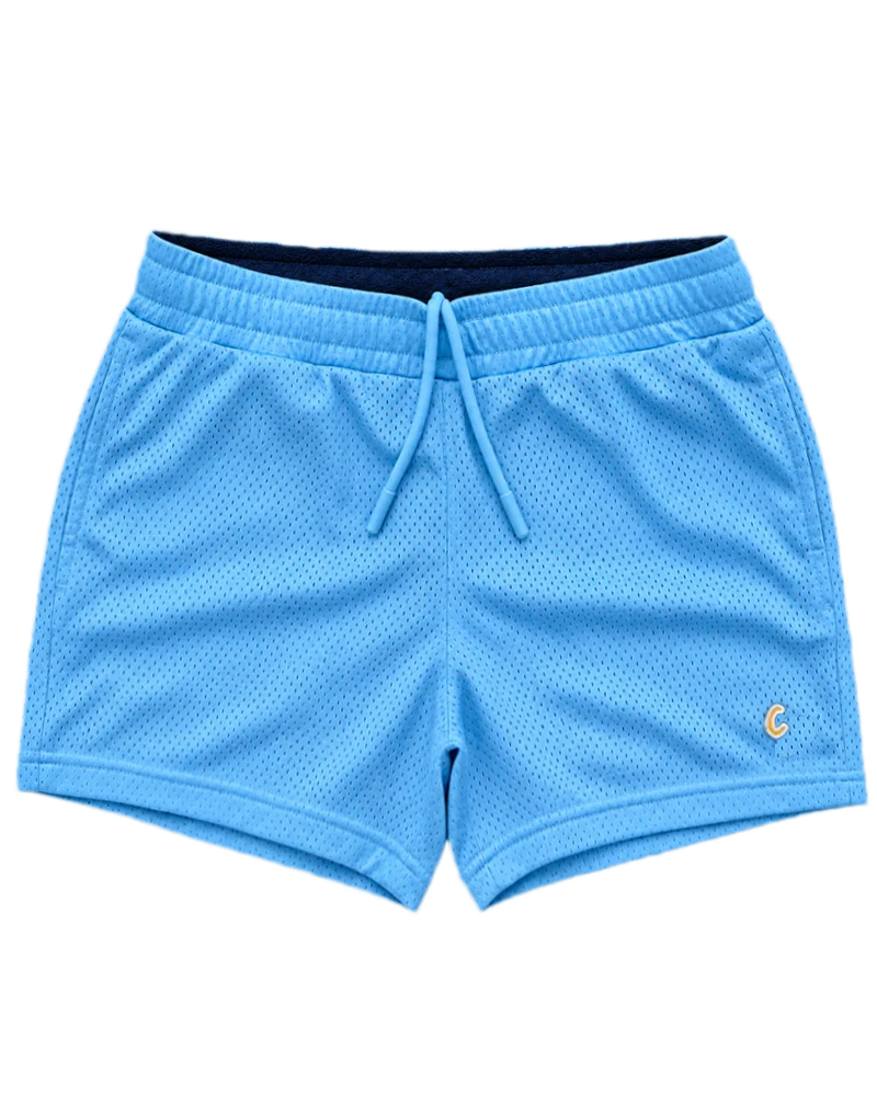 Cadets Check-Out Mesh Shorts- Cornflower Blue