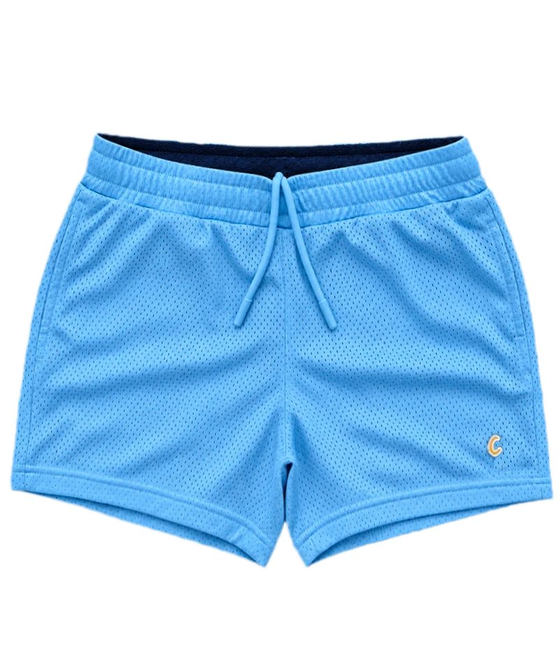 Cadets Check-Out Mesh Shorts- Cornflower Blue