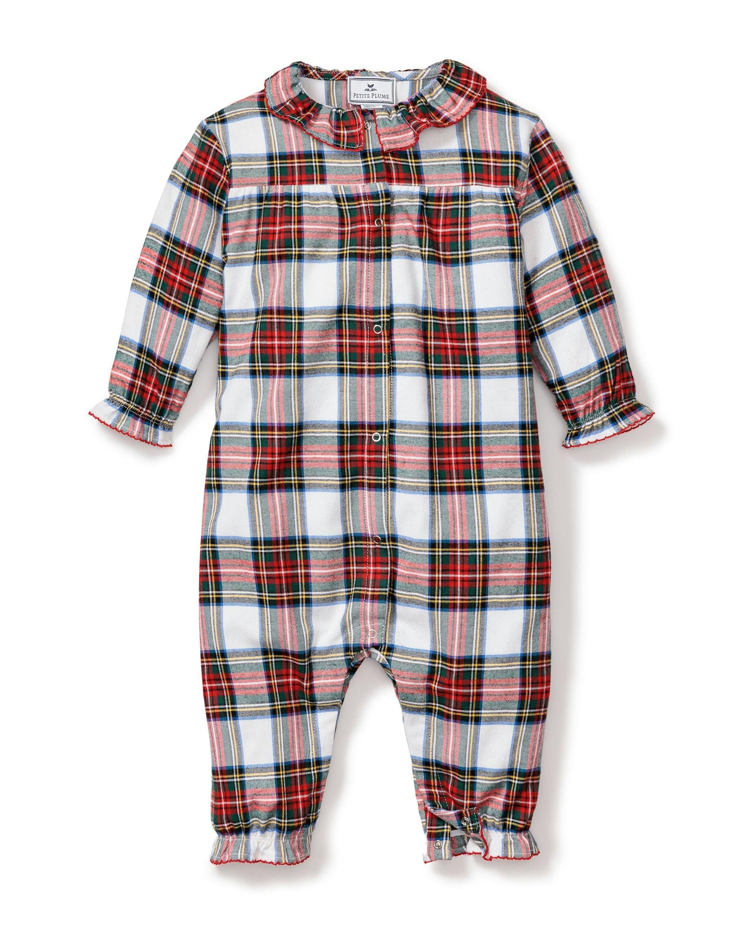 Petite Plume Balmoral Tartan Madeline Romper