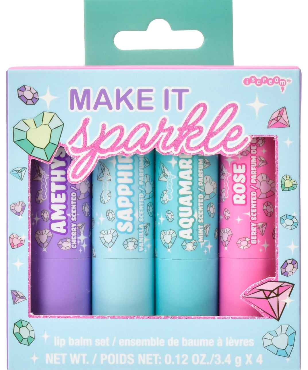 Iscream Make It Sparkle Lip Balm Set